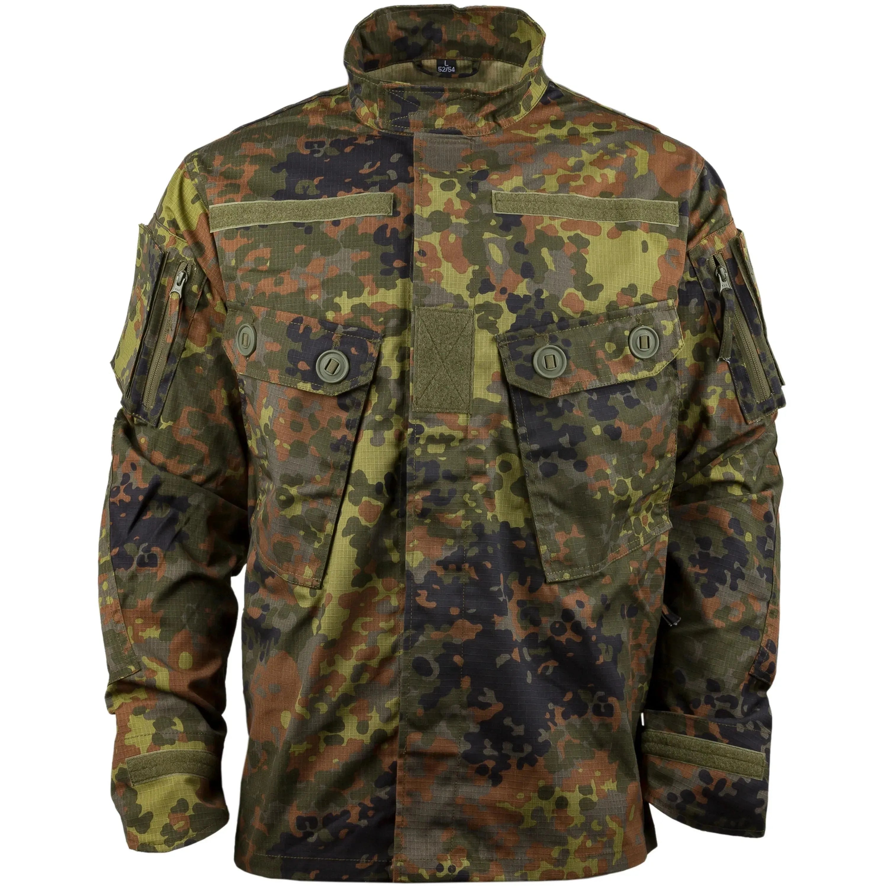 TACGEAR Brand Military style commando field jacket desert flecktarn camo shirts