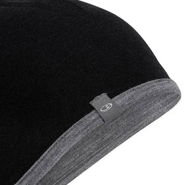 icebreaker-muetze-pocket-hat-schwarz-gritstone-heather-ansicht-5