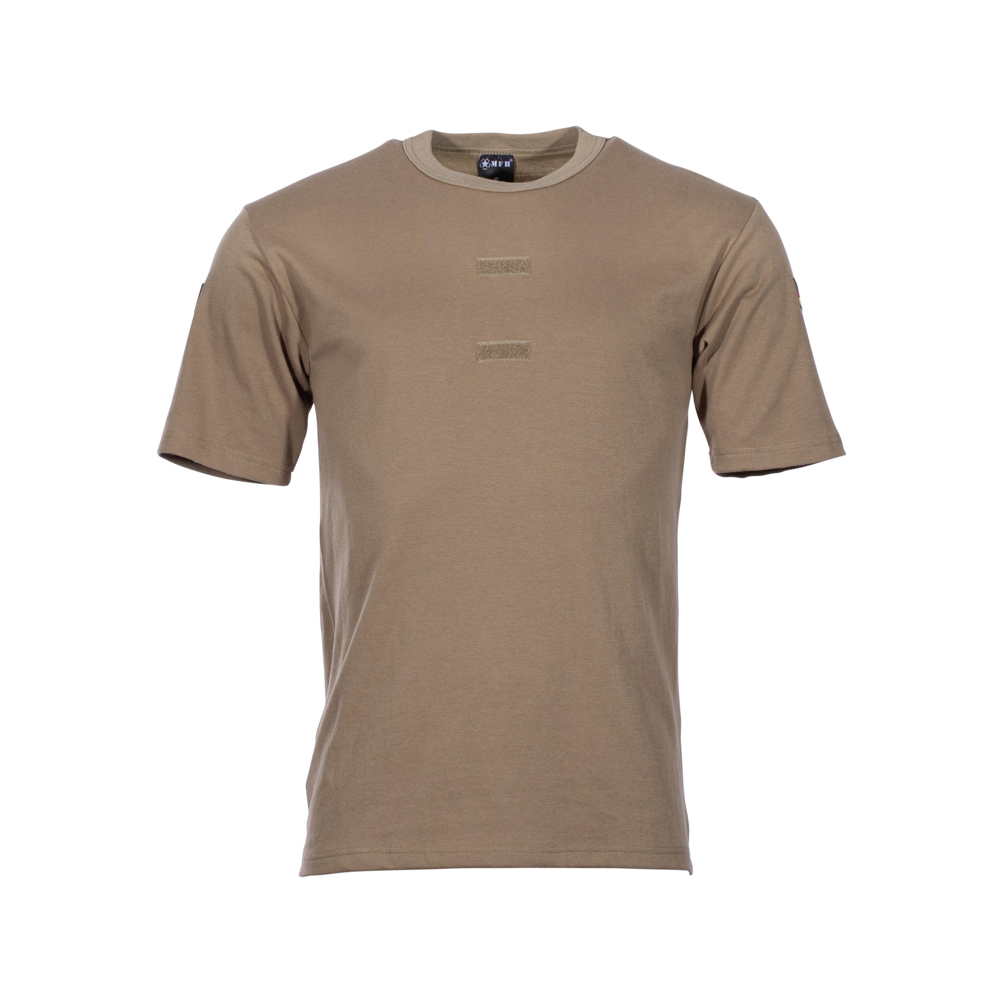 COMMANDO Industries BW Tropenunterhemd - Oliv Mit Klett & Flagge