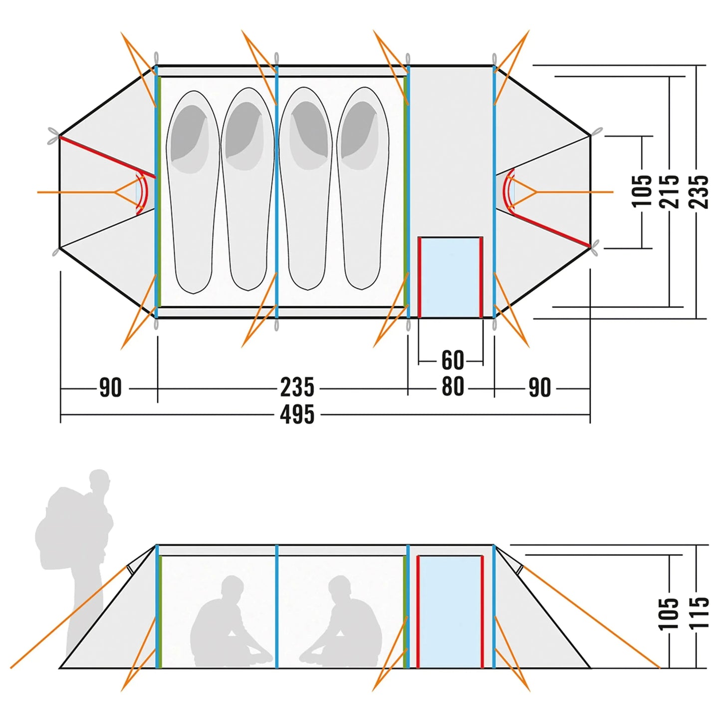 tatonka-tunnelzelt-alaska-4-pu-light-oliv-ansicht-9