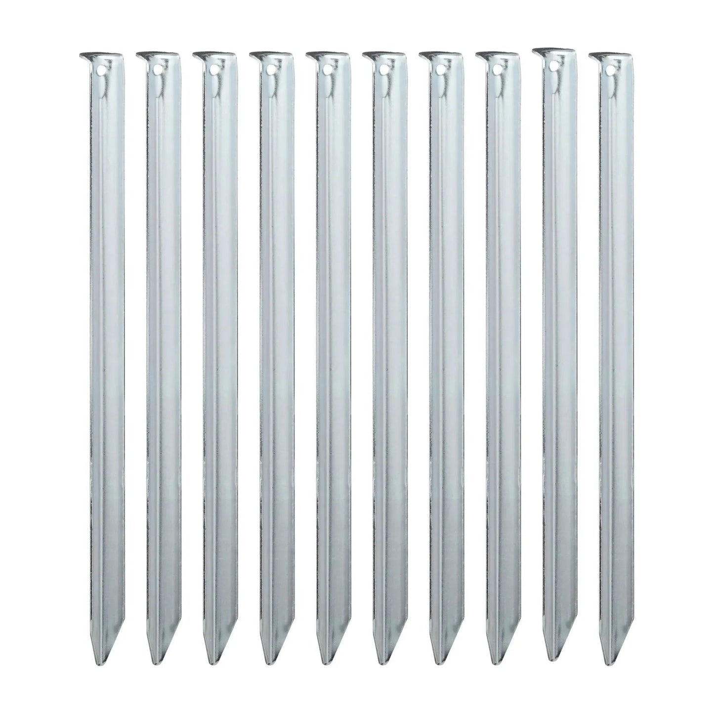Tent pegs steel 18 cm pack of 10