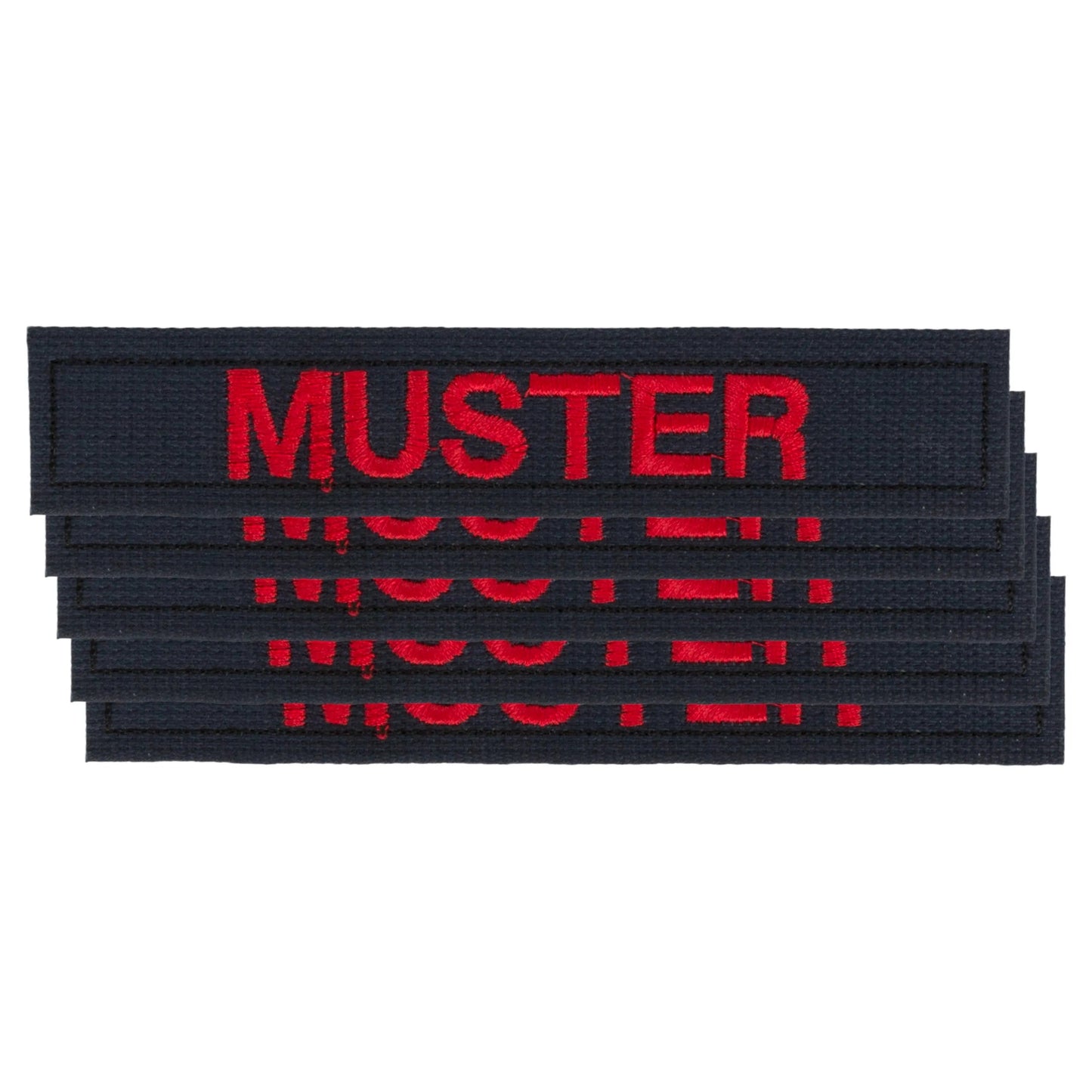 Namensbänder 5er Set Navy