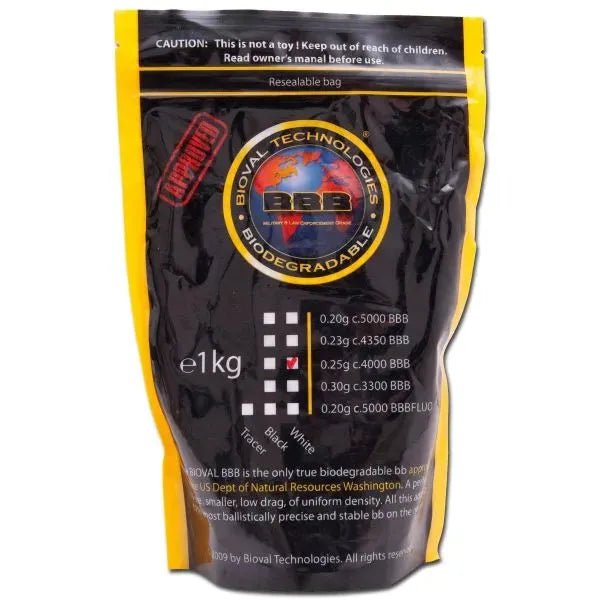Bioval Bio BB's 4,000 pieces (0.25 g) white