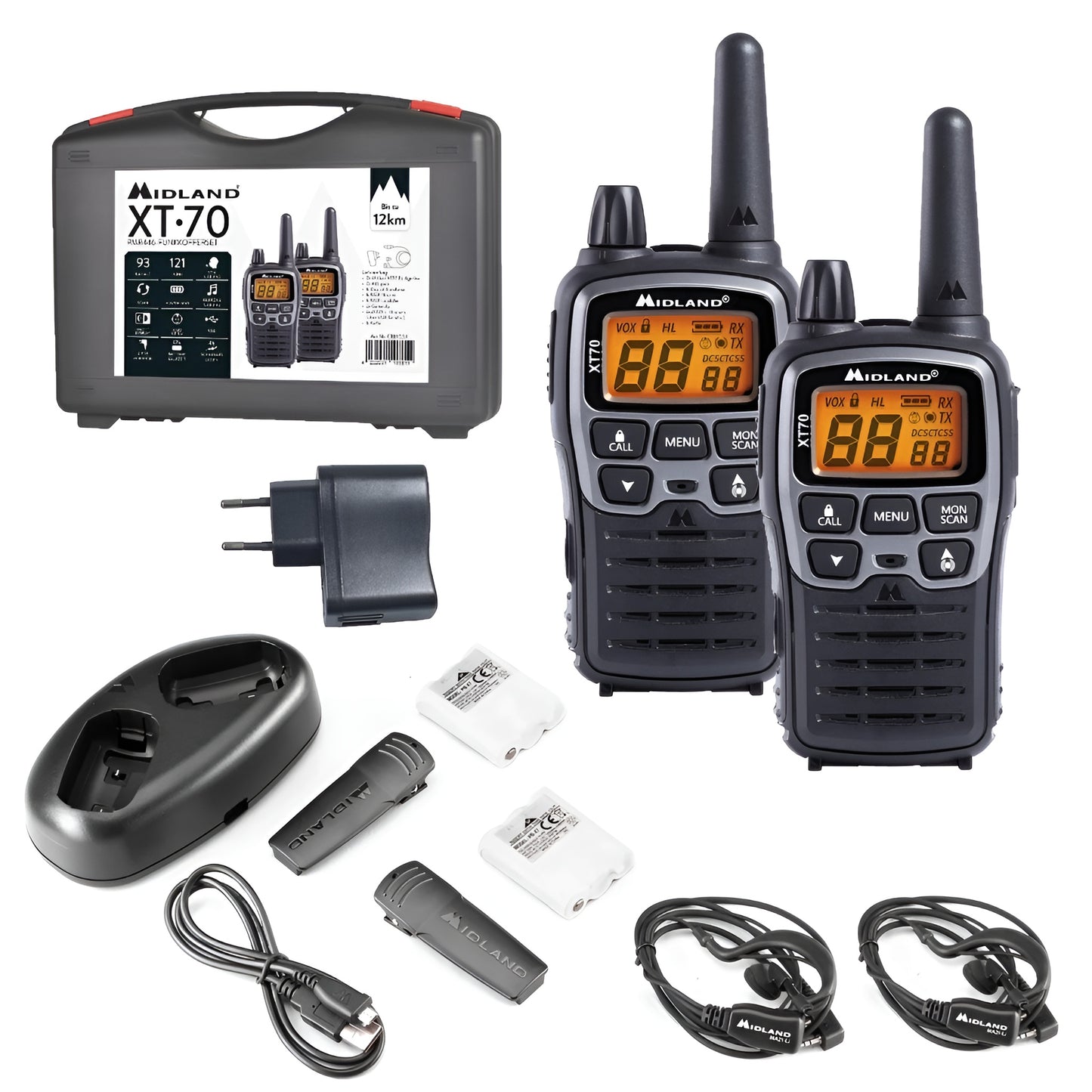 Set custodia radio Midland XT70 Adventure