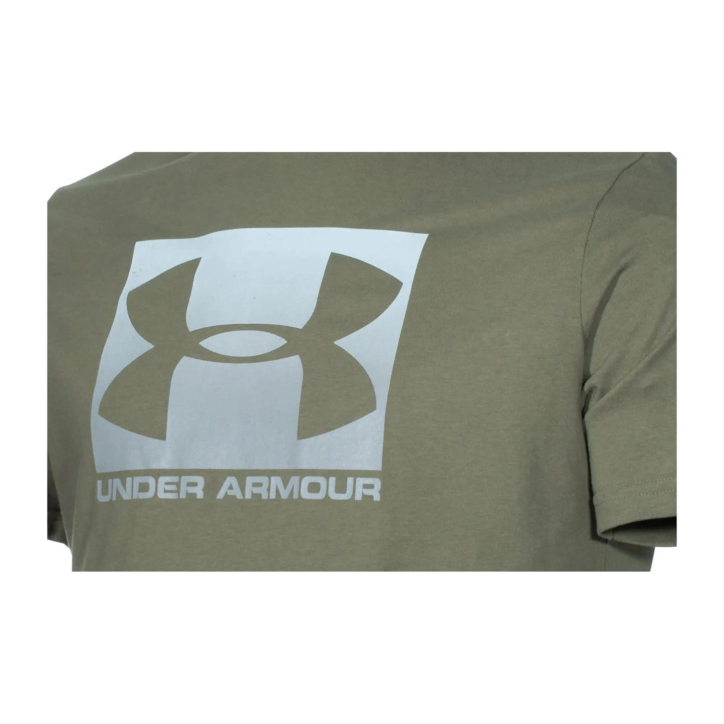 under-armour-t-shirt-boxed-sportstyle-oliv-ansicht-4