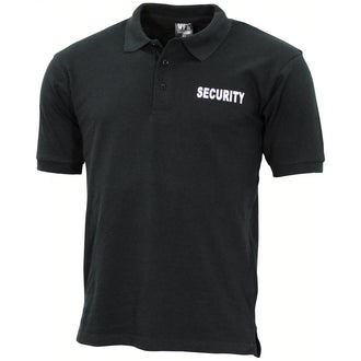 Poloshirt Security bedruckt