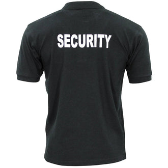 Poloshirt Security bedruckt