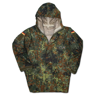 Giacca antipioggia BW Flecktarn usata