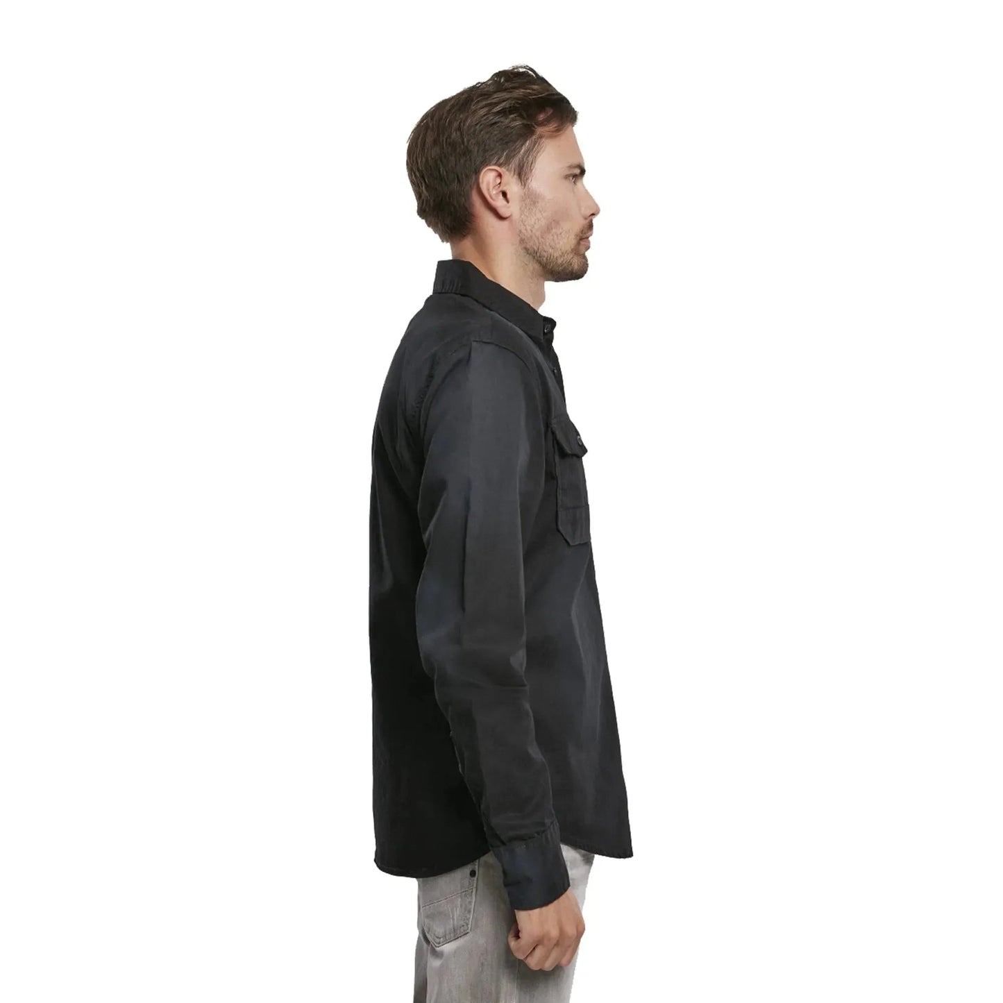 brandit-hemd-hardee-schwarz-ansicht-3