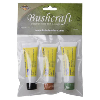 BCB Camouflage Cream Tube Set marrone / oliva / nero