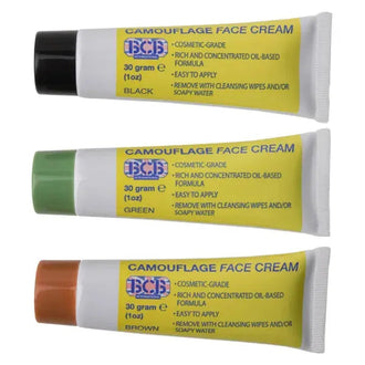 BCB Camouflage Cream Tube Set marrone / oliva / nero