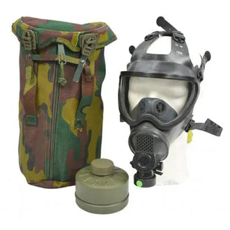 Maschera panoramica ABC belga utilizzata