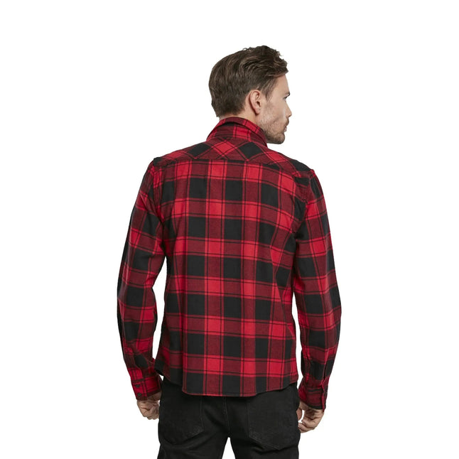 brandit-hemd-check-shirt-schwarz-grau-ansicht-5