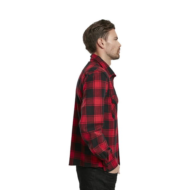 brandit-hemd-check-shirt-schwarz-grau-ansicht-6