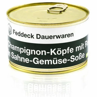 Fertiggericht Dose Champignonköpfe mit Reis in Sahne-Gemüse-Soße 400 g