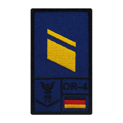 Rank patch Staff Corporal Navy - Blue / RIGHT