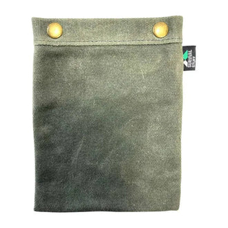 Survival Stuff Bag Waxed Canvas small grey olive