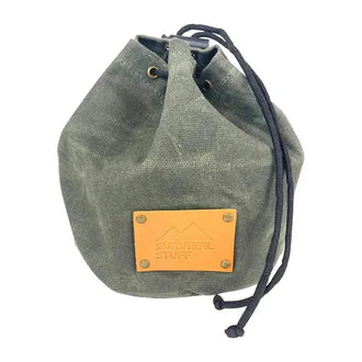 Survival Stuff Waxed Canvas Bag grey olive