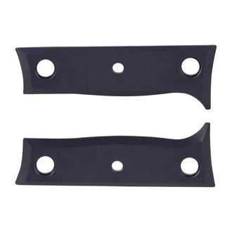 Griffschalen Messer K1 Aluminium eloxiert schwarz