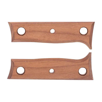 Griffschalen Messer K1 Nussholz geölt braun