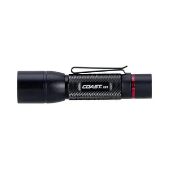 Coast flashlight HX5 410 lumens black red