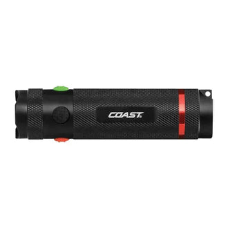 Coast flashlight TX12 385 lumens black red