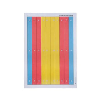 Bogen Ausbildungsscheibe 122 cm Spot Type Linear Practice Target 10 Stück