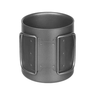 Tasse mit Klappgriffen Titan doppelwanding 0.3 L