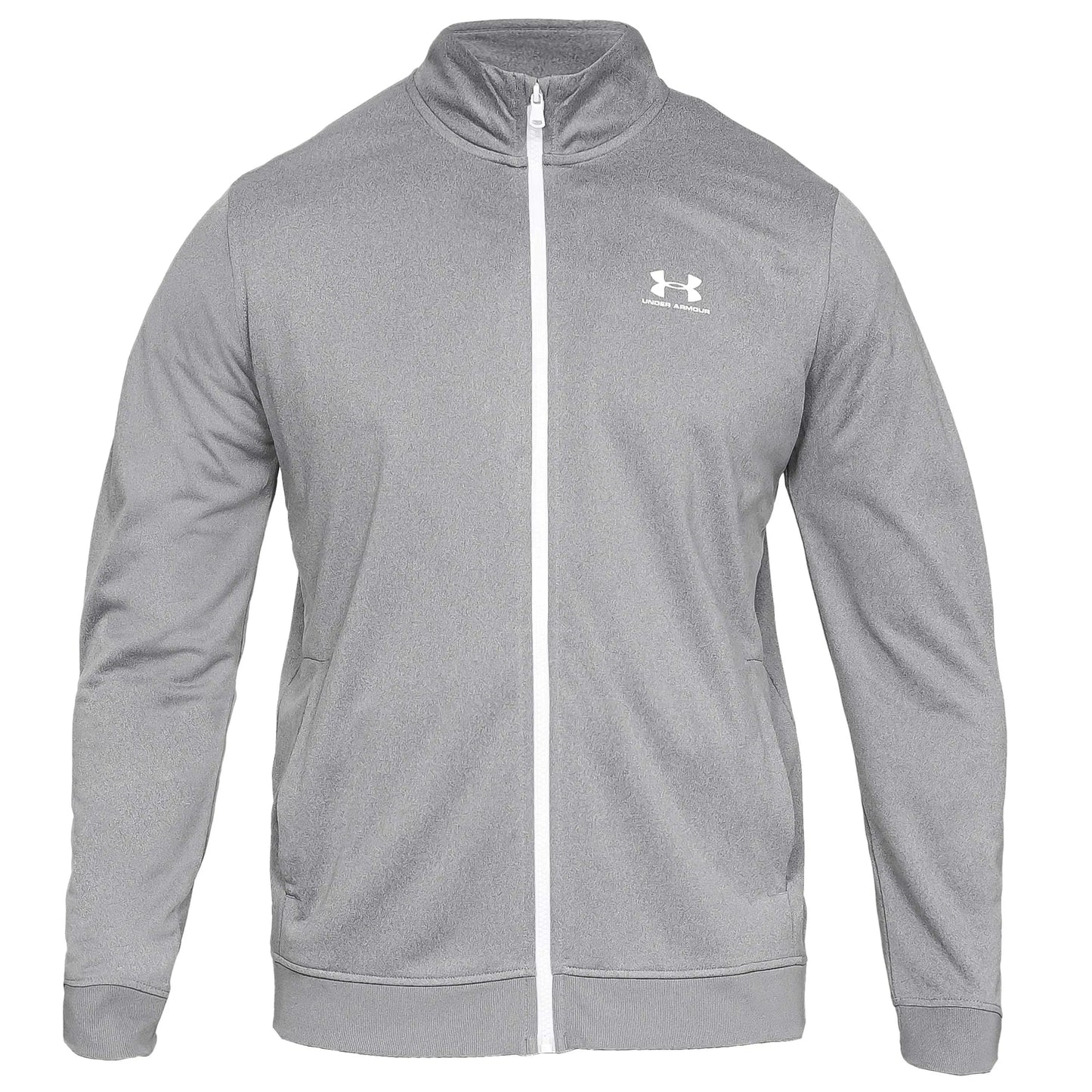 under-armour-jacke-sportstyle-tricot-gray-ansicht-1