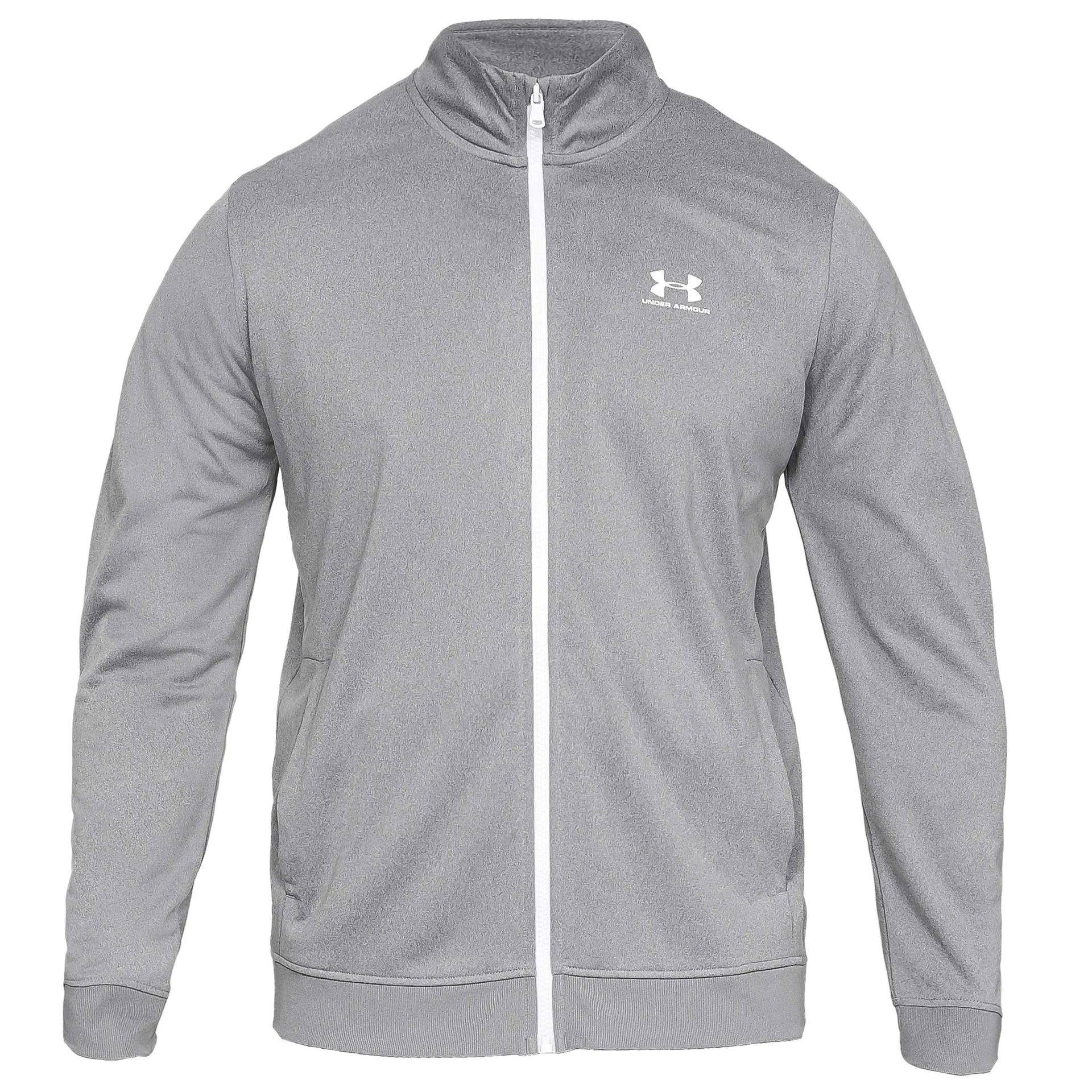 under-armour-jacke-sportstyle-tricot-gray-ansicht-1