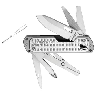 Leatherman Multitool Free T4 color plata