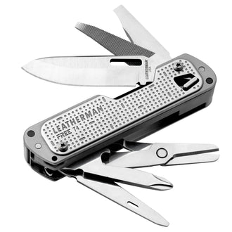 Leatherman Multitool Free T4 color plata