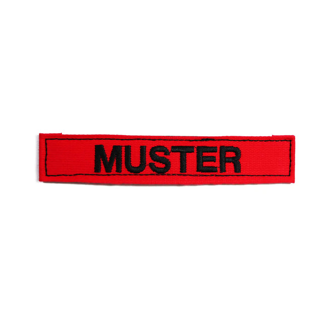 Namensbänder 5er Set Rot