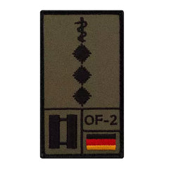 Insigne de grade Stabsarzt - Vert olive / Gauche