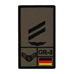 Rank Patch Obergefreiter Luftwaffe - Oliv