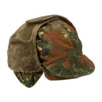 Cappello invernale BW flecktarn usato
