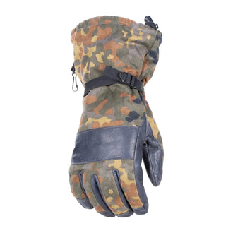 Guanti antifreddo BW flecktarn usati