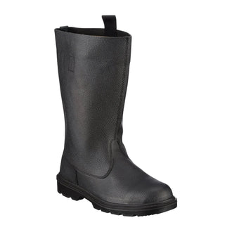 Boots Knobelbecher leather black
