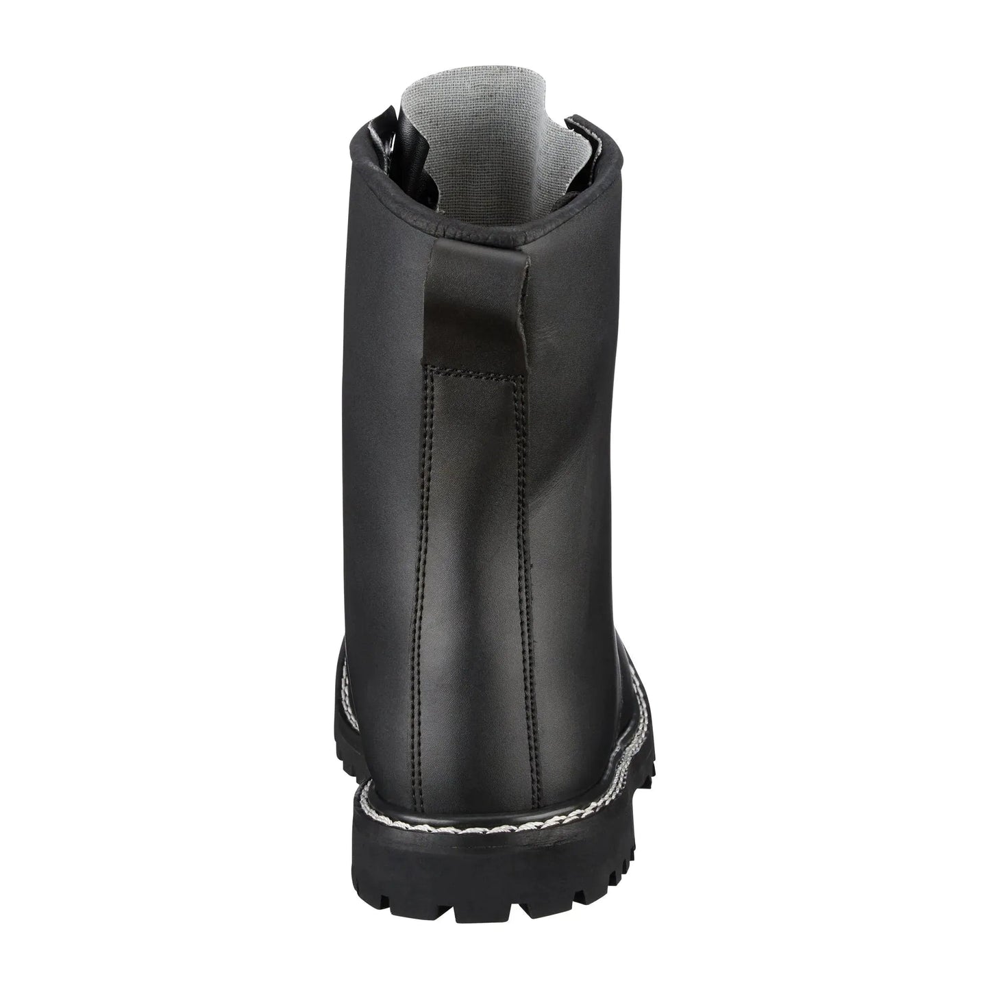 Combat boots with steel toe cap