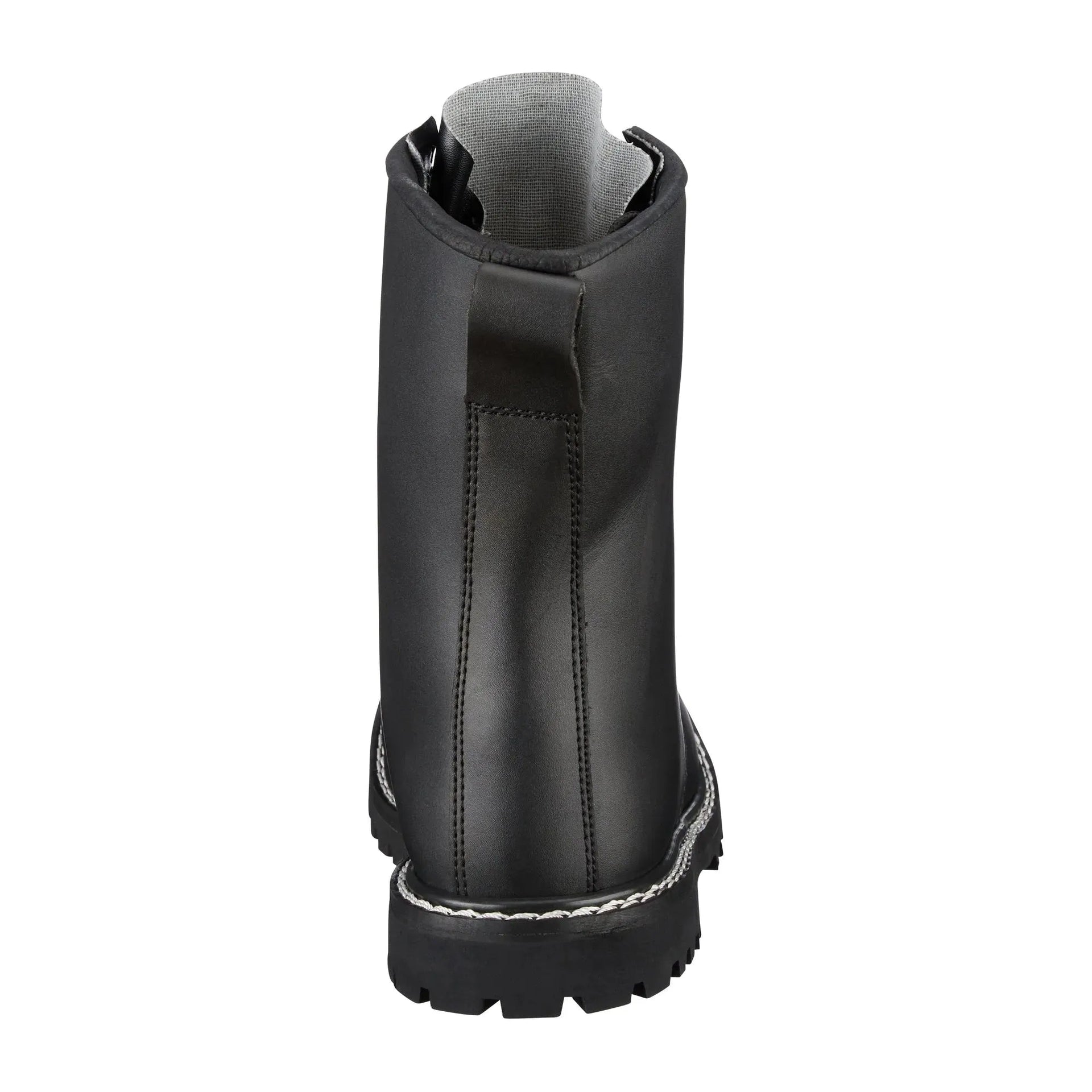 Combat boots with steel toe cap