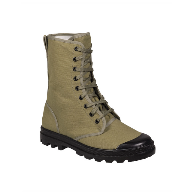 Bottes de commando françaises en toile, 9 œillets