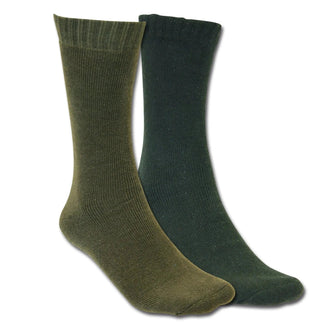 Thermosocken  schwarz/oliv