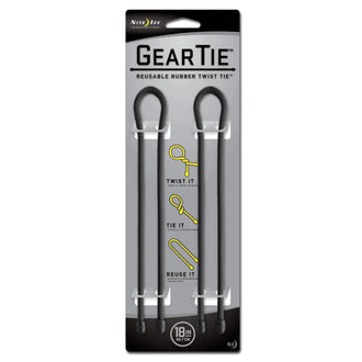 Gear Tie Original Gr.18 schwarz 2er Pack