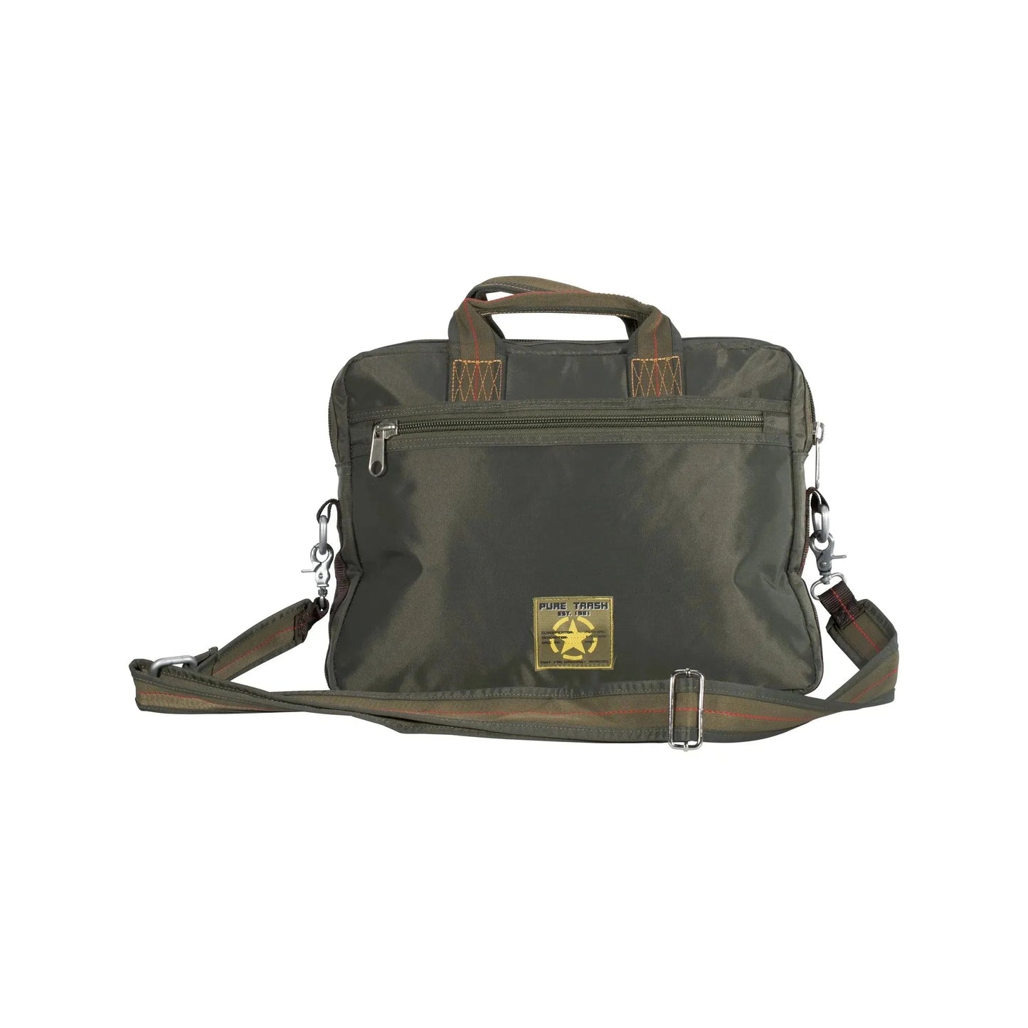 handtasche-karabiner-gross-pure-trash-oliv-ansicht-4