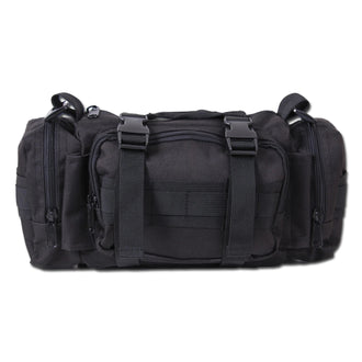 Schultertasche  Tactical schwarz