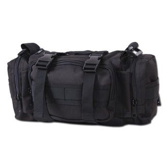 Schultertasche  Tactical schwarz