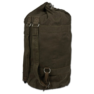 Bolsa de lona BW grande oliva usada