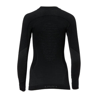 Longsleeve Fusyon Merino schwarz anthrazit Frauen