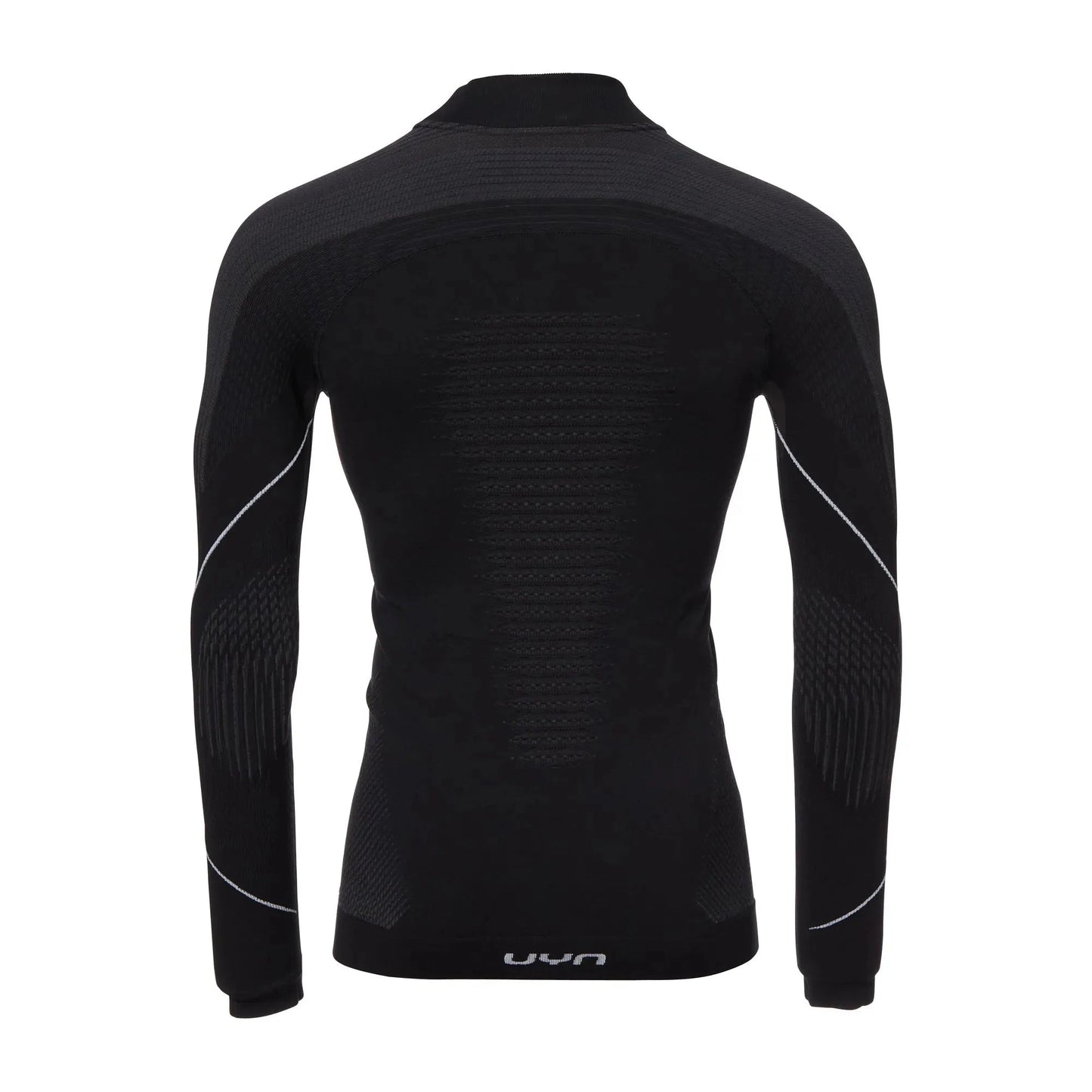 uyn-longsleeve-mit-rollkragen-evolutyon-maenner-schwarz-anthrazit-ansicht-2