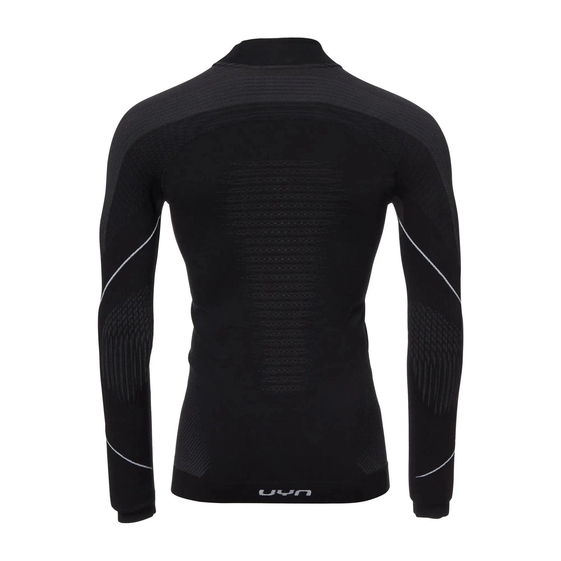 uyn-longsleeve-mit-rollkragen-evolutyon-maenner-schwarz-anthrazit-ansicht-2